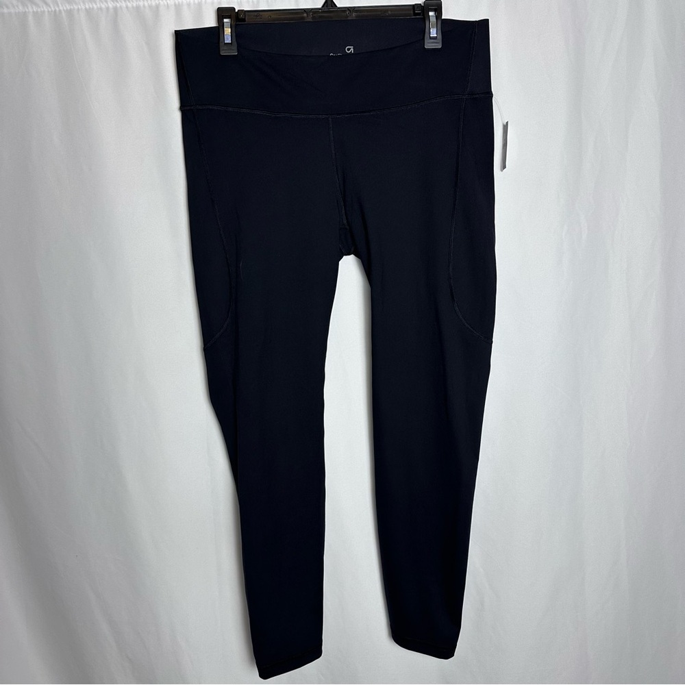GAP GapFit Maternity Leggings Black Activewear Size Large NWT New L